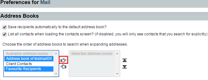 EasyMail address book mail preferences1.png