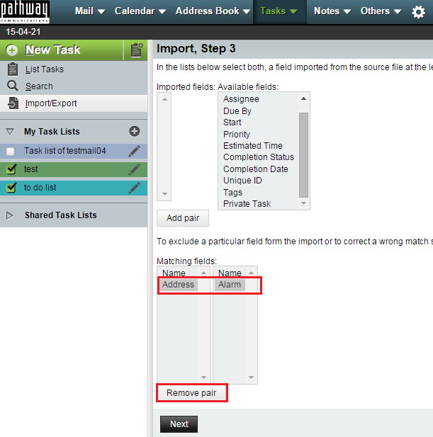 EasyMail import task4.png