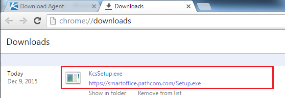 Kaseya agent chrome install open download.png