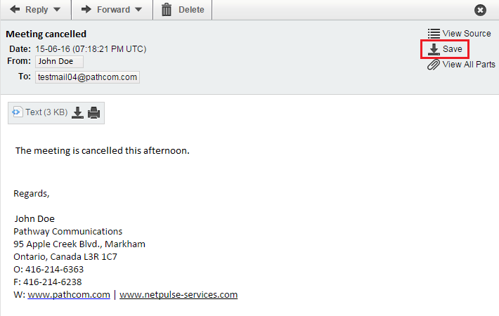 EasyMail save mail1.png