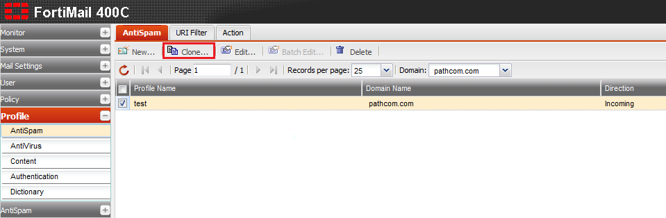 Clone an antispam profile.png