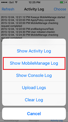 Kaseya iphone mobilemanage log.png