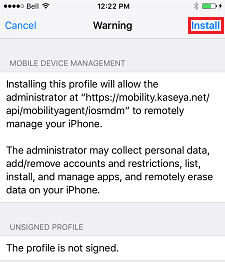 Kaseya iphone warning screen.png