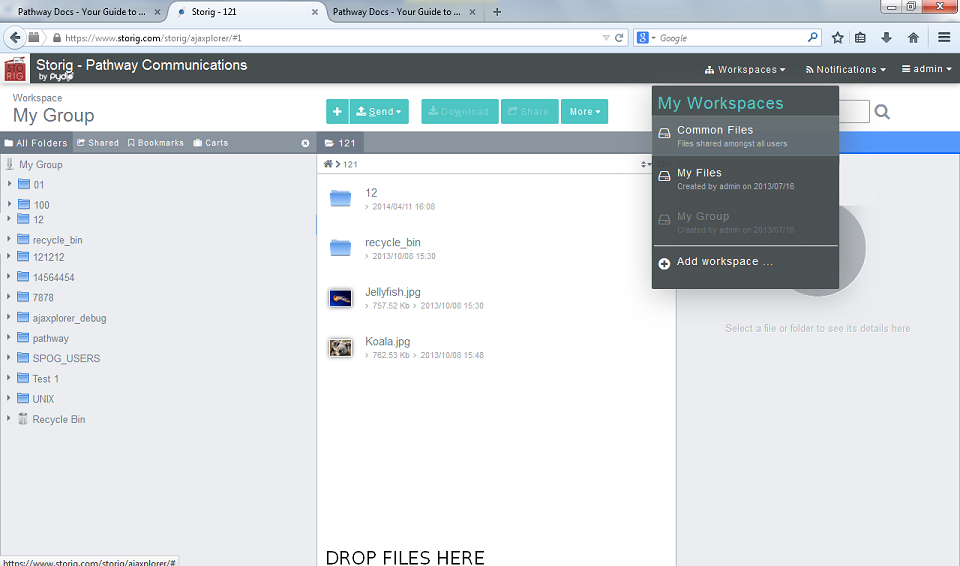 Add files to a common workspace.png
