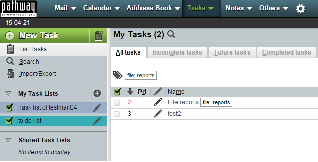 EasyMail view tasklists2.png