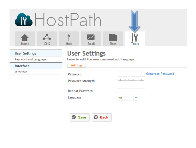 Password and language.png